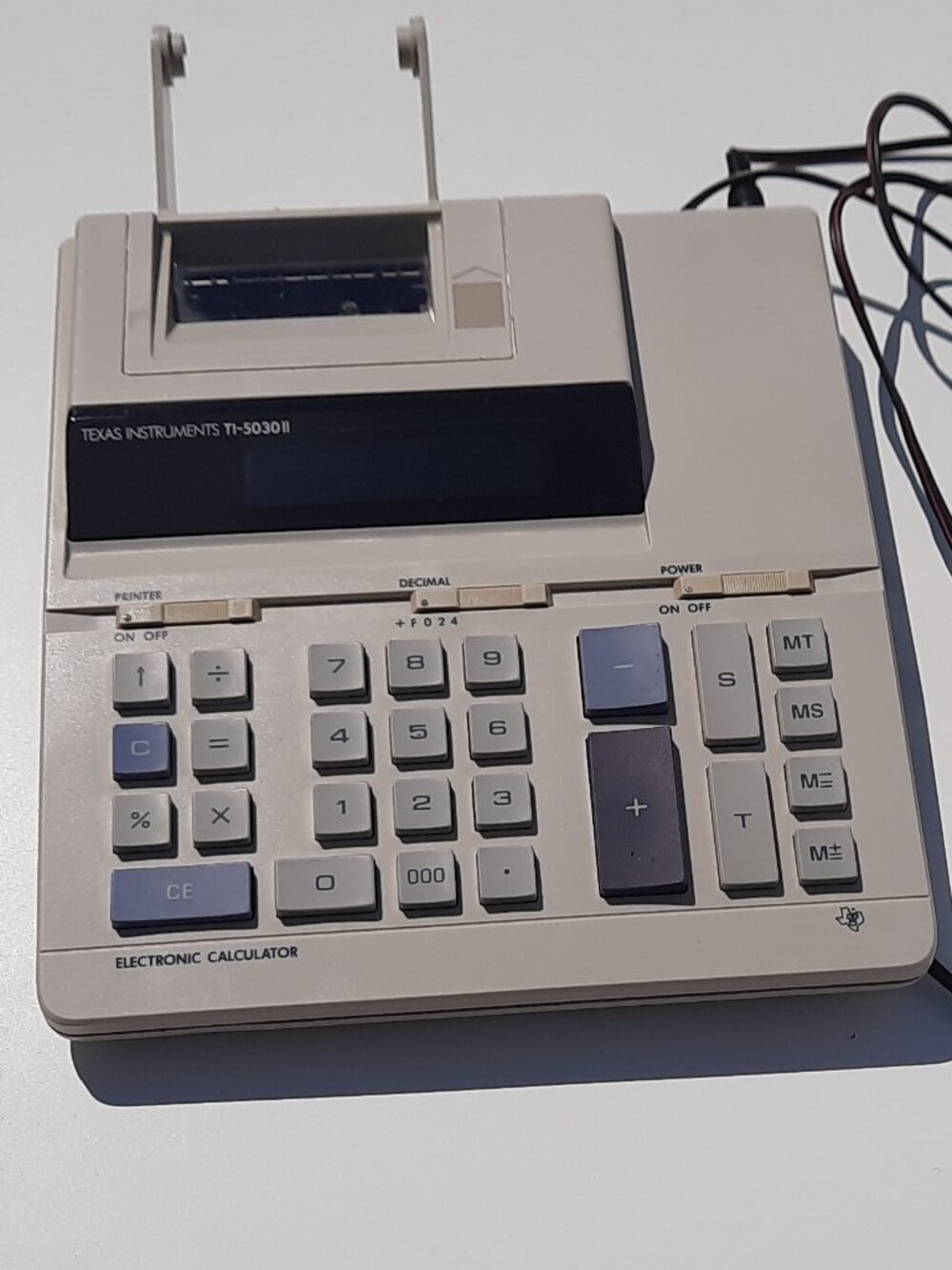 Vintage Texas Instruments Printer Calculator TI-5030 II 2